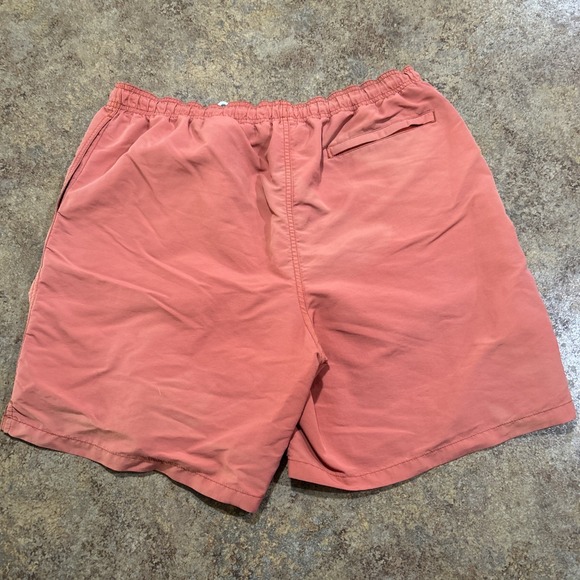Y2k Vintage Stussy Boardshorts Size Xl Salmon Faded Surf Swim Trunks - Picture 9 of 9